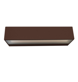 Aplique led de pared Sulion Tisa 12W corten IP65