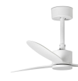 Ventilador de techo Faro Amelia blanco sin luz DC
