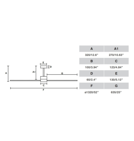 Ventilador de techo Faro Amelia negro sin luz DC