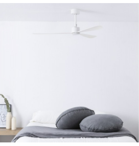 Ventilador de techo Faro Amelia blanco sin luz DC