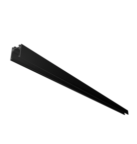 Carril para focos magnéticos 48V de superficie Slim 2m negro