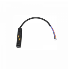 Conector inicial para unión de carriles magnéticos negro