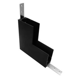 Conector interior para carril de superficie magnético negro