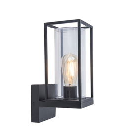 Aplique de pared Lutec Flair negro E27