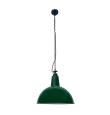 Lámpara colgante decorativa Faro Lou E27 verde