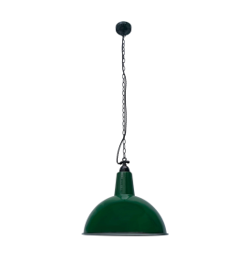Lámpara colgante decorativa Faro Lou E27 verde