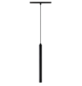 Foco colgante led carril magnético 5W negro