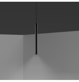 Foco colgante led carril magnético 5W negro