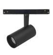 Foco led carril magnético 20W negro/oro dimmable