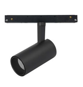 Foco led carril magnético 20W negro/oro dimmable