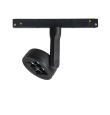 Foco led carril magnético 10W negro