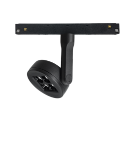 Foco led carril magnético 10W negro