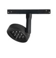 Foco led carril magnético 20W negro