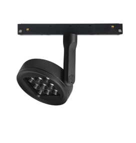 Foco led carril magnético 20W negro