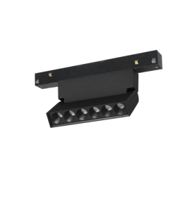 Foco lineal led carril magnético 10W negro