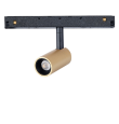 Foco led carril magnético 5W negro/oro dimmable