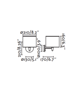 Aplique de pared con lector Faro Mambo E27 negro y ratán