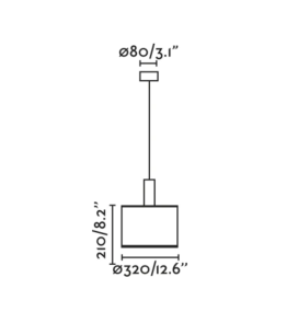Lámpara colgante decorativa Faro Mambo 320 negra y ratán