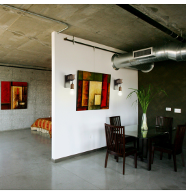 Aplique de pared Eglo Townshend 4 marrón y negro