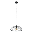 Lámpara colgante decorativa Eglo Carlton 2 negra