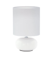Lámpara de mesa Eglo Trondio blanca