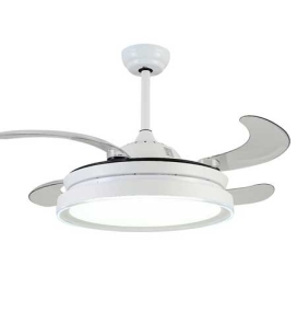 Ventilador led de techo Jueric Niza blanco
