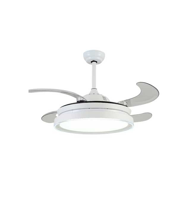 Ventilador led de techo Jueric Niza blanco