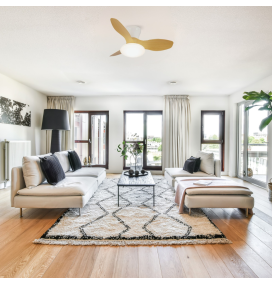 Ventilador led de techo Tulip 18W CCT blanco