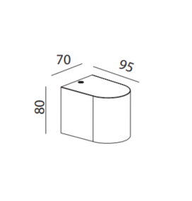 Aplique led Mantra Kandanchú 7472 corten