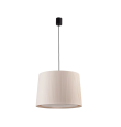 Lámpara colgante decorativa Faro Samba beige y negra