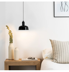 Lámpara colgante Faro Tatawin S negra