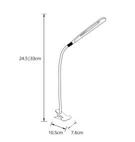 Flexo led Pavia regulable blanco 5W