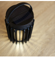 Lámpara led solar portátil Lutec Kozy 2,8W negra