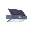 Aplique de pared led solar Lutec Arrow con sensor 2,3W negro