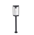 Baliza led solar Lutec Flair negra