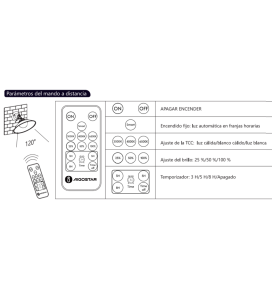 Lámpara led solar colgante 50W negro