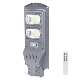 Farola led solar 100W con sensor de movimiento