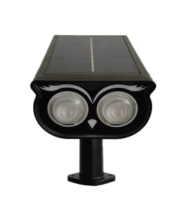 Aplique de pared y pica led solar 4500K IP65 negra