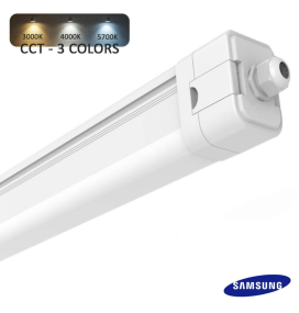 Regleta led estanca 150cm CCT chip Samsung 55W