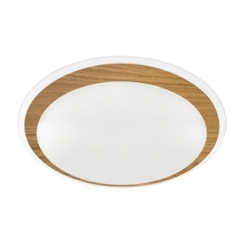 Plafón led 90154M CCT con mando madera 44W Ø430mm