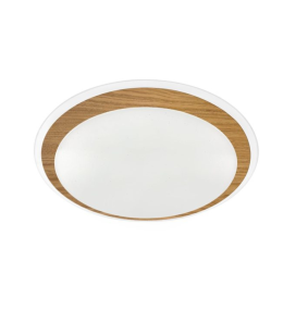 Plafón led 90155M CCT con mando madera 69W Ø530mm