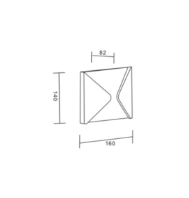 APLIQUE BAÑADOR DE PARED LED 2x6W BLANCO