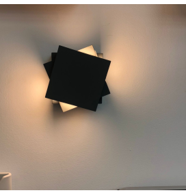 APLIQUE BAÑADOR DE PARED LED 10W LUCES ORIENTABLES GRIS