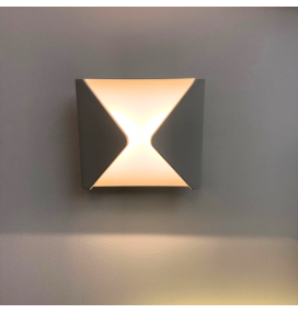 APLIQUE BAÑADOR DE PARED LED 2x6W BLANCO