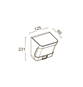 Aplique led solar Lutec Try con sensor de movimiento 8W