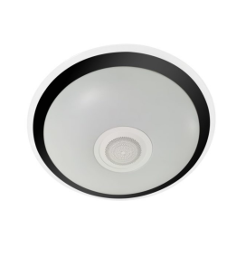 Plafón led 90M55N RGB con altavoz negro 69W Ø530mm