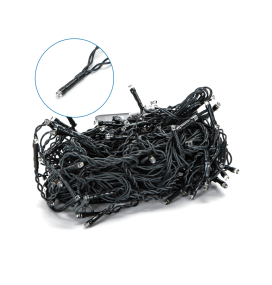 Cortina de luz led solar 5m cálida