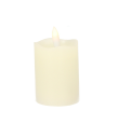 Pack de 3 velas led cera natural Special Flame doradas