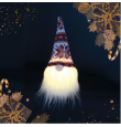 Gnomo navideño con luz led 16cm