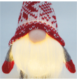 Gnomo navideño de pie con luz led Sicco 16cm